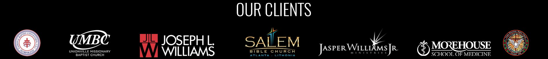 Church Video Announcement Service Client Logos